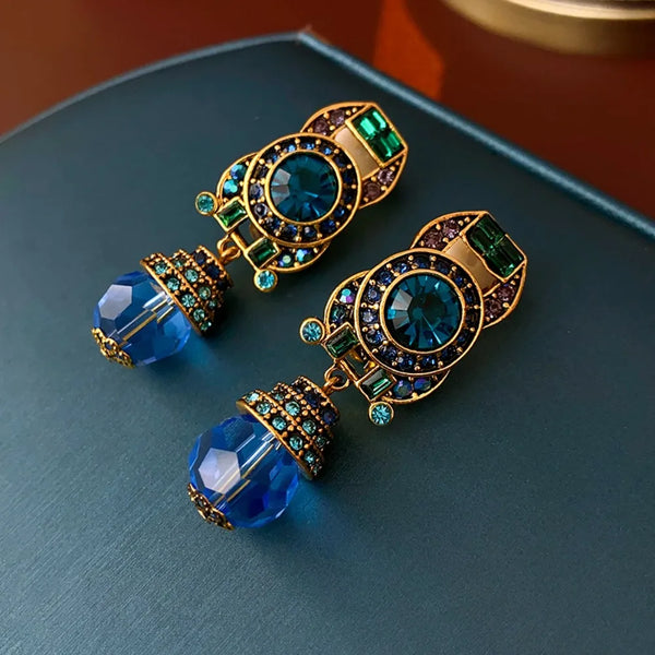 Sapphiré of Agrabah Earrings