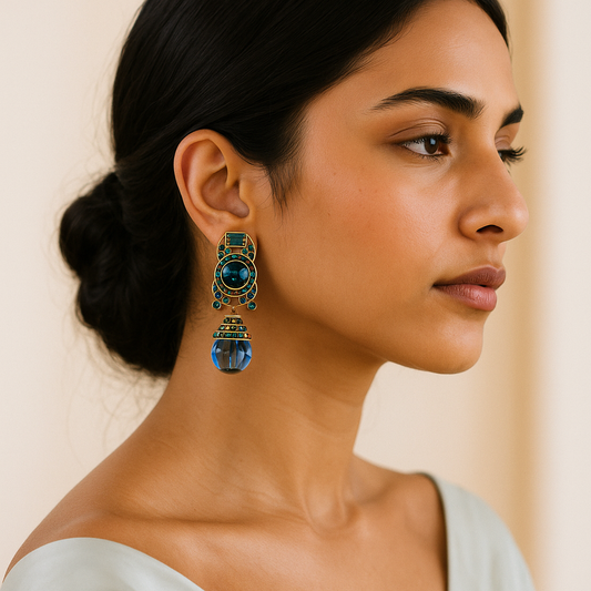 Sapphiré of Agrabah Earrings