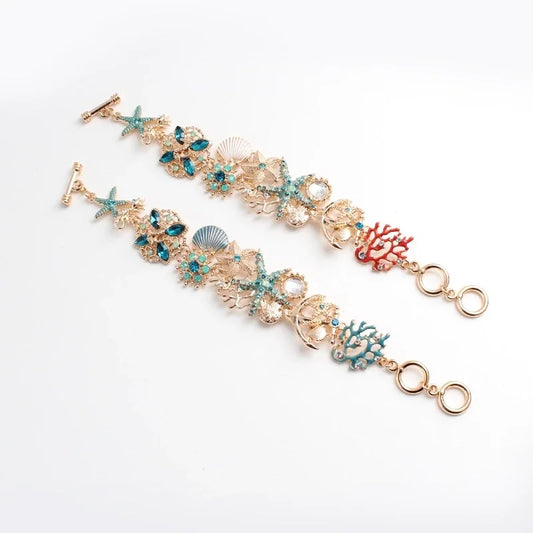Ariel’s Oceanic Charm Bracelet