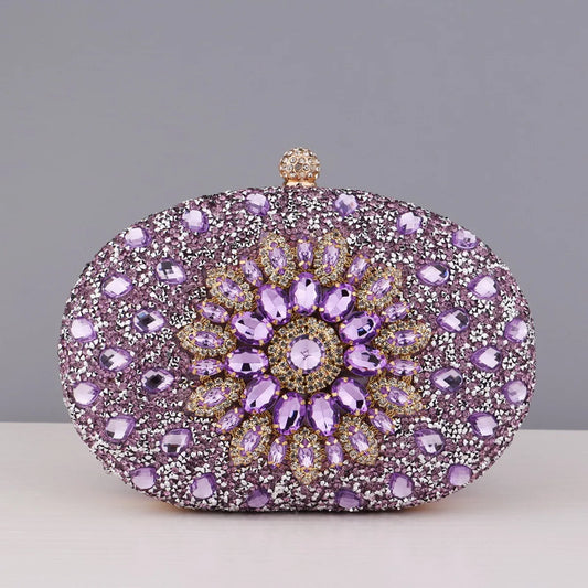 Glamorous Gemstone Evening Clutch