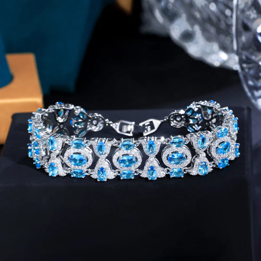 Crystal Waltz Cuff Bracelet