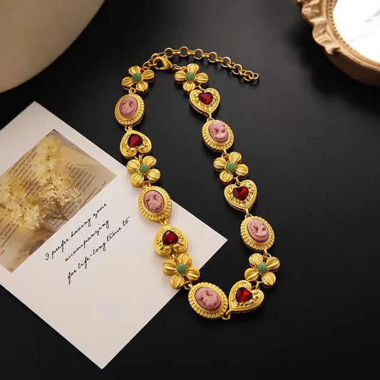Belle’s Enchanted Portrait Necklace