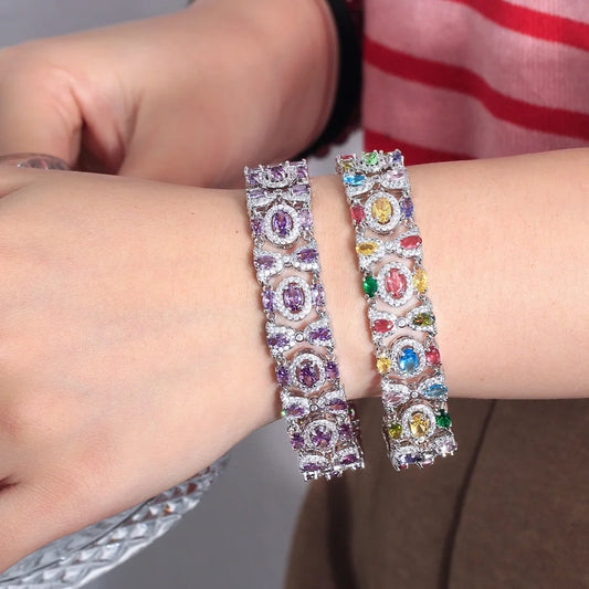 Crystal Waltz Cuff Bracelet